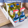 Miniatyrbild 3 av 5: 1-pack kök under diskho förvaring, 2-nivå under diskho hylla med utdragbar låda, mångsidig badrum under diskho förvaring för Cou Vit Vit 1