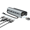 Pikkukuva 1 / 5: XYC Steam Deck -telakka, 6-in-1 Steam Deck -jalustateline, lisätarvikkeet, 3*USB 3.0 HDMI 4K@60Hz Gigabit Ethernet 1000Mbps USB-C PD 60W Steam Deck -keskitin
