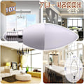Miniatyrbillede 4 af 5: 10 LED pærer 7W E14 C37 svarende til 60W, 330° spredning, neutralt hvidt lys 4200K. Perfekt til stuer.