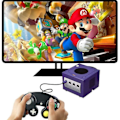 Miniatyrbilde 5 av 5: Ny Ledningsbasert Spillkontroll for Nintendo Gamecube Konsoll Wii U Konsoll sølv