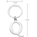 Pikkukuva 3 / 3: Avainrengas Kirjain - Alkuaine Avainrengas Kirjainriipus Q