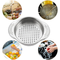 Miniatyrbillede 8 af 8: Rustfrit Stål Si, 8cm Mesh Si med Solid Håndtag, Hårdt Arbejde Dræning Vask Hjem Si til Køkken Mad/Pasta/Grøntsager/Ris/Frugt