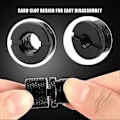 Miniatyrbild 5 av 5: 8 st Mikrofontrådsadapter 5/8 Adaptermutter 1/4 till 3/8 Mikrofontillbehör - Svart
