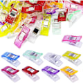 Miniatyrbillede 1 af 8: Syklips til stof, quiltklips, wonderklips, stofklips, plastik quiltklips til syning, håndarbejde, ophængning af genstande 30 Pcs