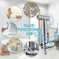 Miniatyrbilde 4 av 5: Dusjhode, WC-dusjhode, WC-dusjhodesett, baderomssett, veggmontert slangesett, dusjhode i rustfritt stål, brukt til bidet, vask, WC, kjøkken, a