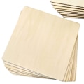 Miniatyrbilde 3 av 5: 4 stk. Ubehandlede Basswood Kryssfiner Treplater Tykke Blanke Trebiter 45*45cm