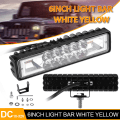 Miniatyrbilde 2 av 5: 6” Motorsykkel LED-frontlys Led arbeidslys Traktor 2 rader 9-36V 120W 12000LM 6000K Kombinasjons Spotlight+Floodlight LED-lysstang Offroad Led