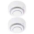 Miniatyrbild 1 av 5: Mini Smoglarm Smart WiFi Smogdetektor Brandlarm Realtidsappaviseringar för Hemfamilj 2pcs