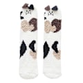 Miniatyrbillede 1 af 2: Dames 3D Dyr Vinter Varme Bløde Fluffy Seng Sokker Kvinder Lounge Slipper Gulv Sokker Cat