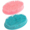 Miniatyrbild 2 av 7: Silikonkroppsskrubb Exfolierande Duschbadskroppsborste 2-pack
