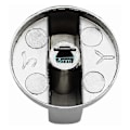 Miniatyrbilde 3 av 5: 6 Stykker Universelle Metall Kontrollknapper Gasskomfyrknapp 6mm Universelle Kontrollknapper Komfyrknapp for Gasskomfyr Komfyr Ovn Platetopp