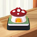 Miniatyrbilde 2 av 3: 2024 Kalender Notatblokk Med Lys Interessant Formet 3d Kalender Notisblokk For Familie Venn Nabo Gave Mushroom House Red