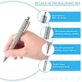 Miniatyrbillede 3 af 5: 8 stk. Søde Pen Bling Diamant Jule Rhinestones Gave Metal Kuglepen Fancy Glitrende Krystal B