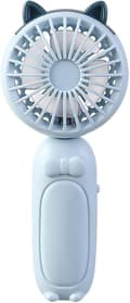 Håndholdt ventilator, bærbar mini-design, USB-genopladelig, sammenklappelig bordventilator, egnet til rejser, camping, hjemmekontor Blue