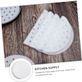 Miniatyrbillede 6 af 8: 200 stk. Airfryer Papir Airfryer Bagepapir Airfryer Tilbehør Runde Dim Sum Damperpapir Bagepapir 20x20cm
