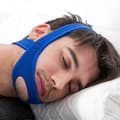 Justerbar Anti Snorke Stopp Snorking Hakestropp Belte For Soving (65% rabatt)_CDE13 Blue