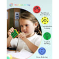 Miniatyrbild 5 av 6: 4x4 Speed Cube, QiYuan Original 4x4x4 Speed Cube Supertålig Sticker med Livfulla Färger (4x4x4)