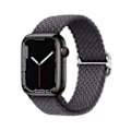 Pikkukuva 1 / 5: Punottu ranneke Apple Watchille 38/40/41 mm Tummanharmaa M 1-Pack