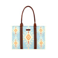 Miniatyrbild 1 av 5: Wrangler Tote Bag Western Väskor för Kvinnor Axelremsväska Boho Aztec Handväskor NY Blue L