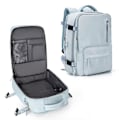 Miniatyrbild 1 av 5: Vattentät Lätt Reseryggsäckar Stor Kapacitet Kvinnors Multifunktionell Resväska USB-Laddning Kvinna Flygbagage Light Blue 43x30x20cm