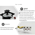 Miniatyrbild 3 av 5: 60KTYZ Klopol Permanentmagnet Synkronmotor AC220V 14W 50Hz Mini Växelmotor Låg Hastighet 2.5R/
