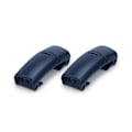 Miniatyrbillede 1 af 4: 2 stk Lazy Magnetiske Metal Snorspænder Snøreløse Snorspænder Knapper Børn Voksne - SNNGV Navy