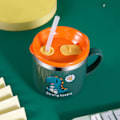Miniatyrbilde 3 av 5: Wharick 270ml Læringskopp for Drikking Enkel å Bruke Praktisk Søt Dinosaur Barn Sippy Cup for Barn Yellow