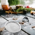 Miniatyrbillede 2 af 8: 4 stk. Køkken Rustfrit Stål Manuel Melsigte Si Køkken Madlavning Bageværktøj