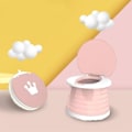 Miniatyrbillede 4 af 10: Børnefoldbar toilet Foldbar Baby pink