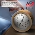 Miniatyrbild 5 av 5: Csl - Analog Väckarklocka - Retrodesign - Belyst Urtavla Med Ljus - Tyst - Reseväckarklocka - Larmljud - Snooze-knapp Snooze-funktion -