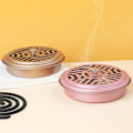 Miniatyrbilde 3 av 7: Myggspiralholder Brett Ramme Rustfritt Stål Rund Black