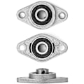 Miniatyrbillede 2 af 4: 6 stk. KFL08 Flange Kuglelejer, 8mm leje, Zinklegering, til 3D-printer