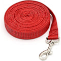 Miniatyrbilde 2 av 8: Ekstra Lang Hundetreningsline, 5m Nylonline for Store, Mellomstore og Små Hunder - Perfekt for Innkallingstrening, Lydighet, Løping, Camping Red