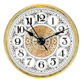 Miniatyrbild 1 av 5: Klassisk Klocka Hantverk Insats Klockrörelse Quartz Diameter 70mm Nummer PK 5