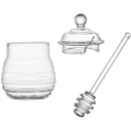 Miniatyrbilde 2 av 6: Honningdispenser, Sirupdispenser, Vakker Honningkrukke med Honningkake Design, Honningkrukke og Dyppe Sett (500ml) Møbler Kjøkkenutstyr
