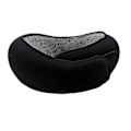 Miniatyrbild 1 av 5: Nackkudde i Memory Foam för Resor 360 Graders Stöd U-formad Flygplanskudde med Justerbar Kardborreband Tupplurskudde Black