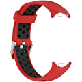Pikkukuva 4 / 7: Älykellohihna Xiaomi Mi Band 8:lle yhteensopiva, silikoninen ranneke, vaihtohihna rannekkeelle, rannekkeen lenkki lisävarusteet red black