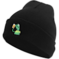 Miniatyrbild 4 av 6: Vinter Kermit Grodan Sippar Te Beanie Varm Bekväm Mjuk Överdimensionerad Tjock Kabel Stickad Hatt Unisex Stickade Hattar Gray