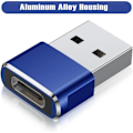 Miniatyrbillede 4 af 6: 3-pak USB C Adapter, Type C Hun til USB A Han Opladerkabel Konverter til Apple Watch Ultra iWatch Series 8 7 9, iPhone 11 13 14 16 Plus Max Pro