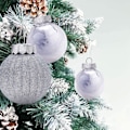 Miniatyrbild 4 av 5: 60MM/2.36\\\" Julgranskulor Set, 30 st Transparenta Julgranskulor