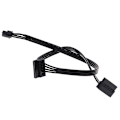 Miniatyrbilde 2 av 5: 1 stk 45CM mini 4 Pin til 2 Sata SSD strømforsyningskabel for lenovo M410 M610 M415 HFMQV