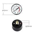 Miniatyrbillede 4 af 4: 90-120psi Luftkompressor Manifold Regulator Målere Tryk Holdbar Kontaktstyring B (Ruipei)