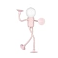 Miniatyrbillede 1 af 5: Skiftende Form Sjov Sportsmand Natlys, 2024 Nyeste DIY Form Natlys pink