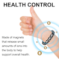 Miniatyrbillede 3 af 4: Blodsukkerkontrol Armbånd, Magnetisk Terapi Armbånd Blodsukker Sundhedsniveau Regulatorer 3pcs