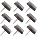 Miniatyrbilde 1 av 5: Stolbeskyttere med spiker, 80 stk 22 mm runde sklibeskyttelse, stolbeskyttere