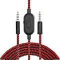 Miniatyrbild 1 av 5: 2M Aux-sladd Ersättning för GPRO X G233 G433 Headset Audio Aux-sladd 3.5mm Red