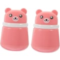 Miniatyrbillede 1 af 5: 2 stk. Pudderpudeboks Makeup Holder Pudderbeholder Setting Pudderpude Pudre Rejse Talkum Pudder Dispenser