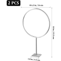 Miniatyrbilde 7 av 7: 2 stk. Veggmontert Sportsball Stativ Display Ball Stativ