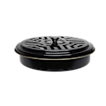 Miniatyrbillede 1 af 7: Myggespoleholder Bakke Ramme Rustfrit Stål Rund Black