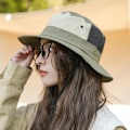 Miniatyrbillede 4 af 5: Hurtigtørrende Vandtæt Unisex Fiskerhat - Ideel til Sommer Vandreture! Navy blue